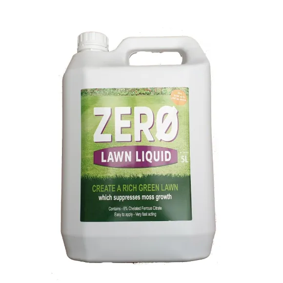 Zero Moss Lawn Liquid (Lawn Moss Control) (2.5, 5 or 10 Litre)